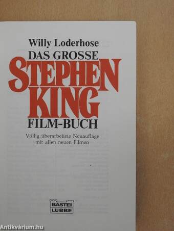 Das Grosse Stephen King Film-Buch