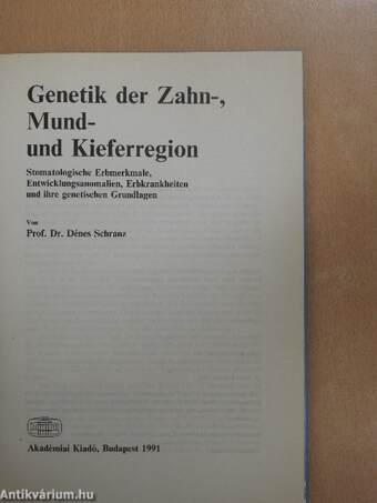 Genetik der Zahn-, Mund- und Kieferregion