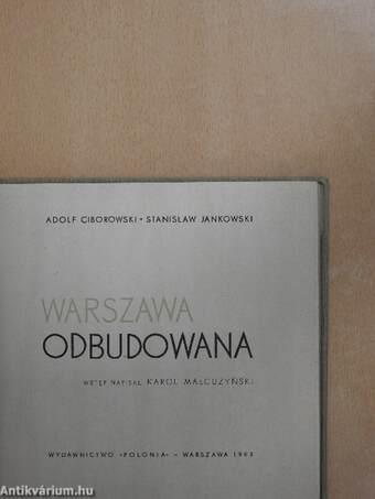 Warszawa odbudowana