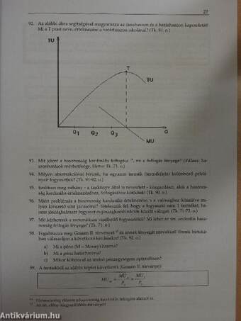 Mikroökonómiai munkafüzet