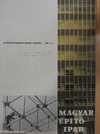 Magyar Építőipar 1987/5-6.