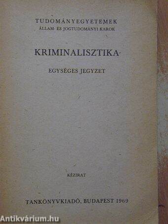 Kriminalisztika