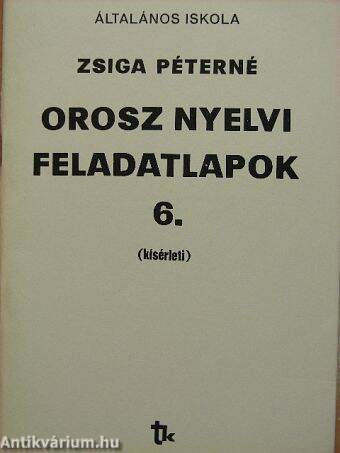 Orosz nyelvi feladatlapok 6. (kísérleti)