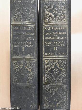 Francia-magyar és magyar-francia nagy kéziszótár I-II.