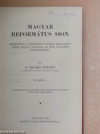 Magyar református Sion