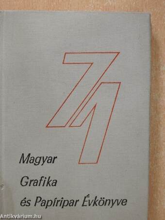 Magyar Grafika és Papíripar Évkönyve 1971