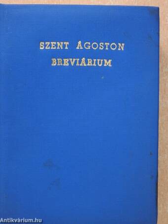 Szent Ágoston Breviárium