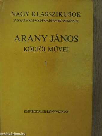 Arany János költői művei 1-2.