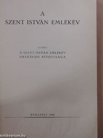 A Szent István emlékév