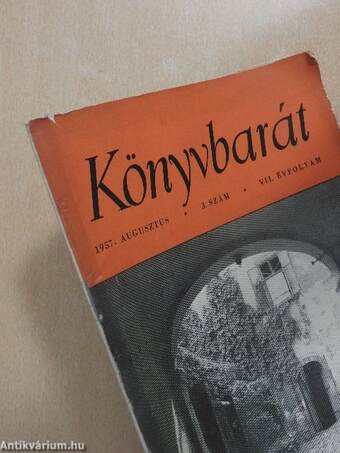 Könyvbarát 1957. augusztus