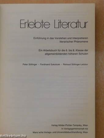 Erlebte Literatur