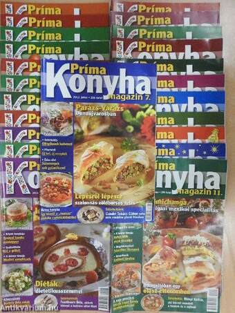 Príma Konyha Magazin 2012-2016. (vegyes számok) (23 db)