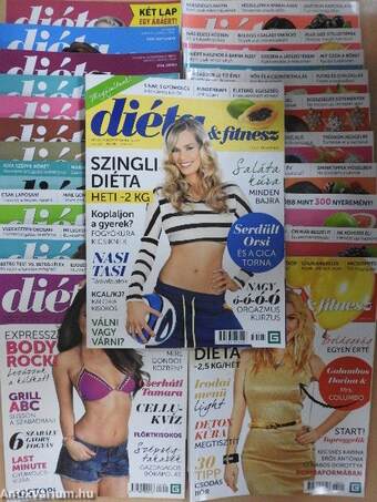 Diéta&Fitnesz 2012-2014., 2016. (vegyes számok) (22 db)
