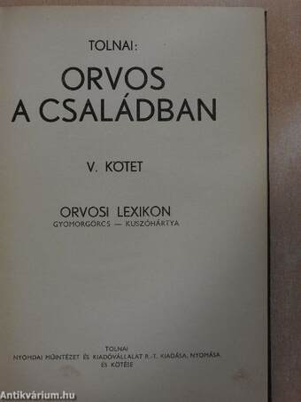 Orvos a családban V.