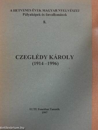 Czeglédy Károly