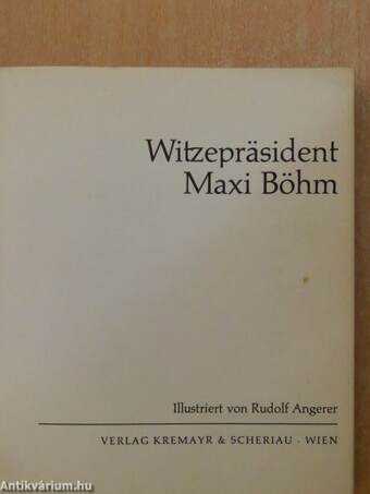 Witzepräsident Maxi Böhm