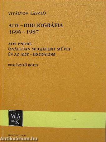 Ady-bibliográfia 1896-1987