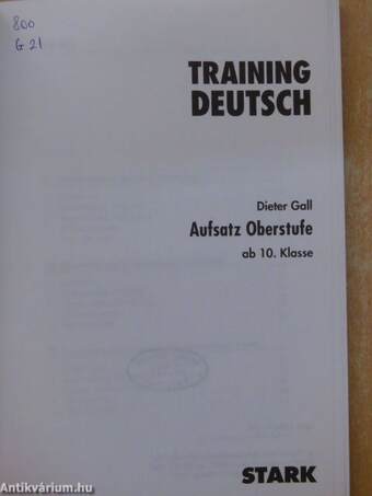 Training Deutsch