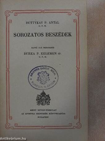 Sorozatos beszédek