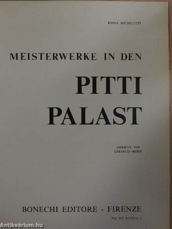 Meisterwerke In Den Pitti Palast