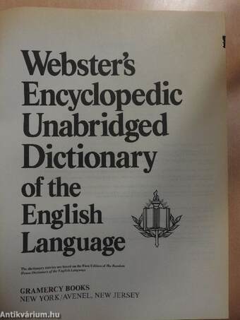 Webster's Encyclopedic Unabridged Dictionary of the English Language