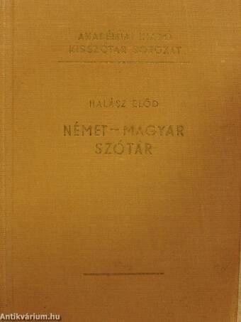 Német-magyar szótár