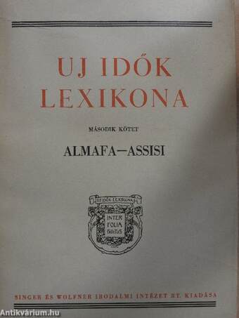 Uj idők lexikona 2. (töredék)