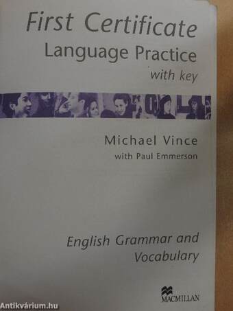 First Certificate Language Practice with key