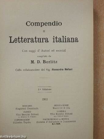 Compendio di Letteratura italiana