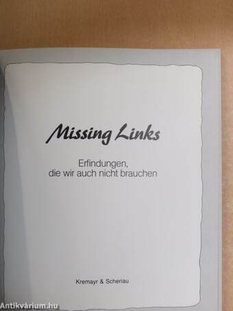 Missing Links