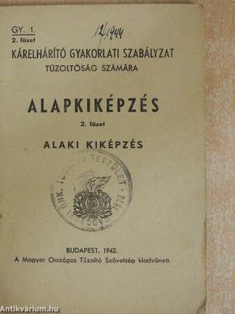 Alapkiképzés 2.