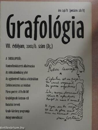 Grafológia 2002. június