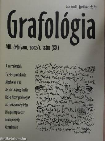 Grafológia 2002. január