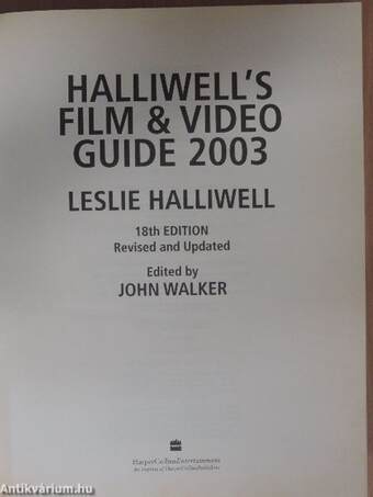 Halliwell's Film & Video Guide 2003