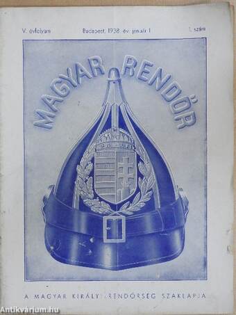 Magyar Rendőr 1938. (nem teljes évfolyam)