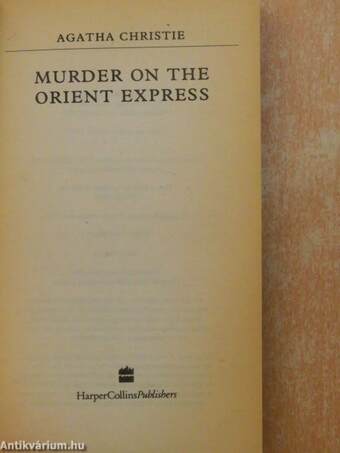 Murder on the Orient Express