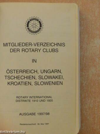 Mitglieder-Verzeichnis der Rotary Clubs