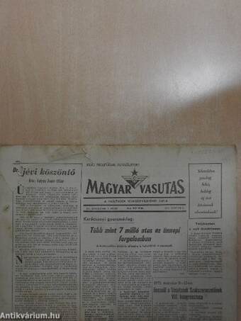 Magyar Vasutas 1971. (nem teljes évfolyam)