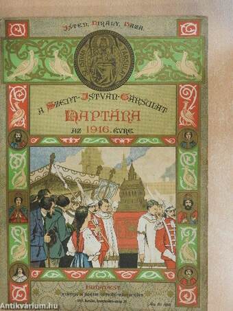 A Szent-István-Társulat naptára az 1916-ik évre