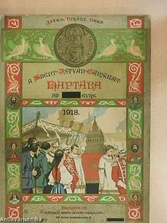 A Szent-István-Társulat naptára az 1918-ik évre