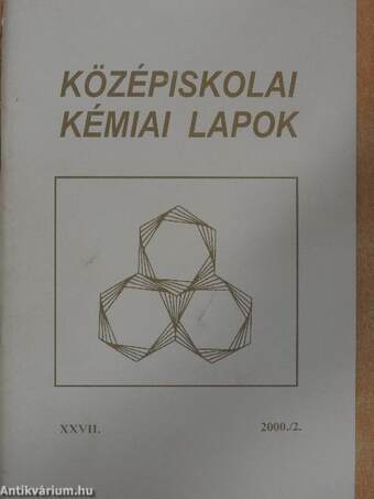 Középiskolai kémiai lapok 2000. április