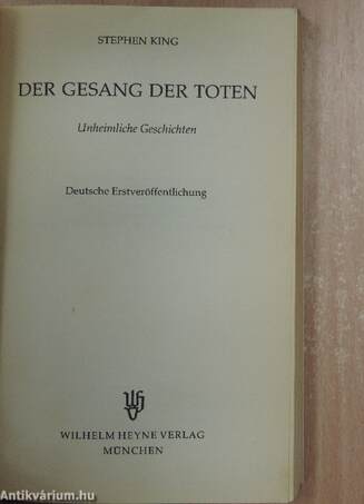 Der Gesang der Toten