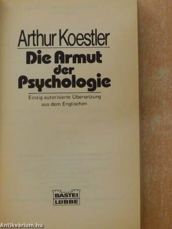 Die Armut der Psychologie