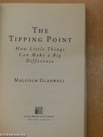 The Tipping Point