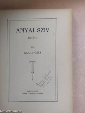 Anyai sziv