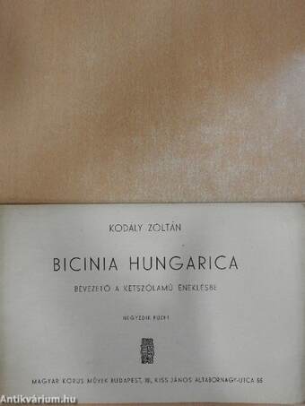 Bicinia Hungarica IV.