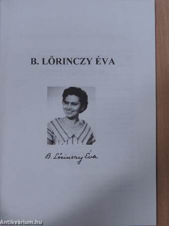 B. Lőrinczy Éva