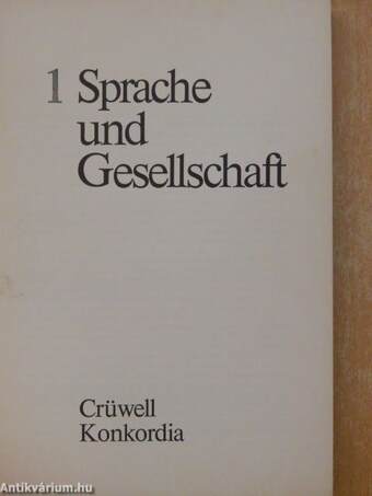 Sprache und Gesellschaft