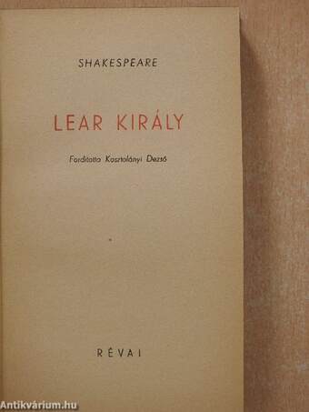 Lear király