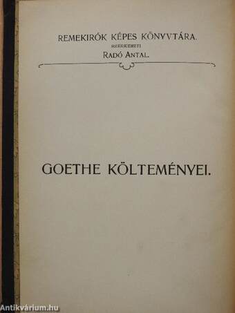 Goethe költeményei